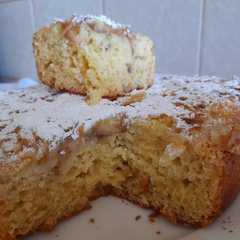Una foto de Torta matera de manzana ideal para cuando tenés una mateada