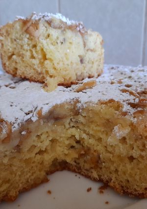 Una foto de Torta matera de manzana ideal para cuando tenés una mateada