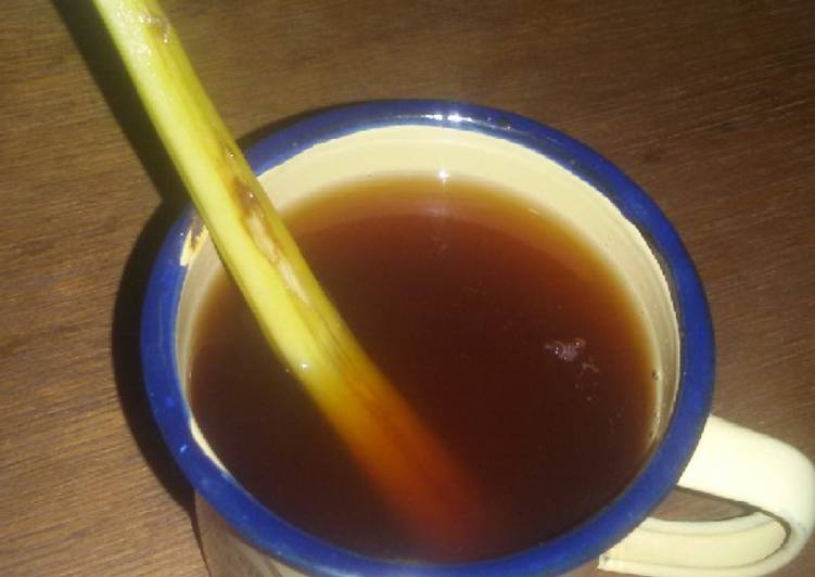urutan Menyiapkan Lemon Grass ginger tea yang bikin betah