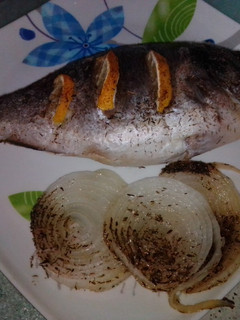 Una foto de Dorada al horno