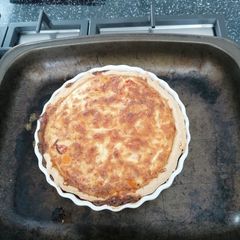 A picture of Random using up bits quiche.