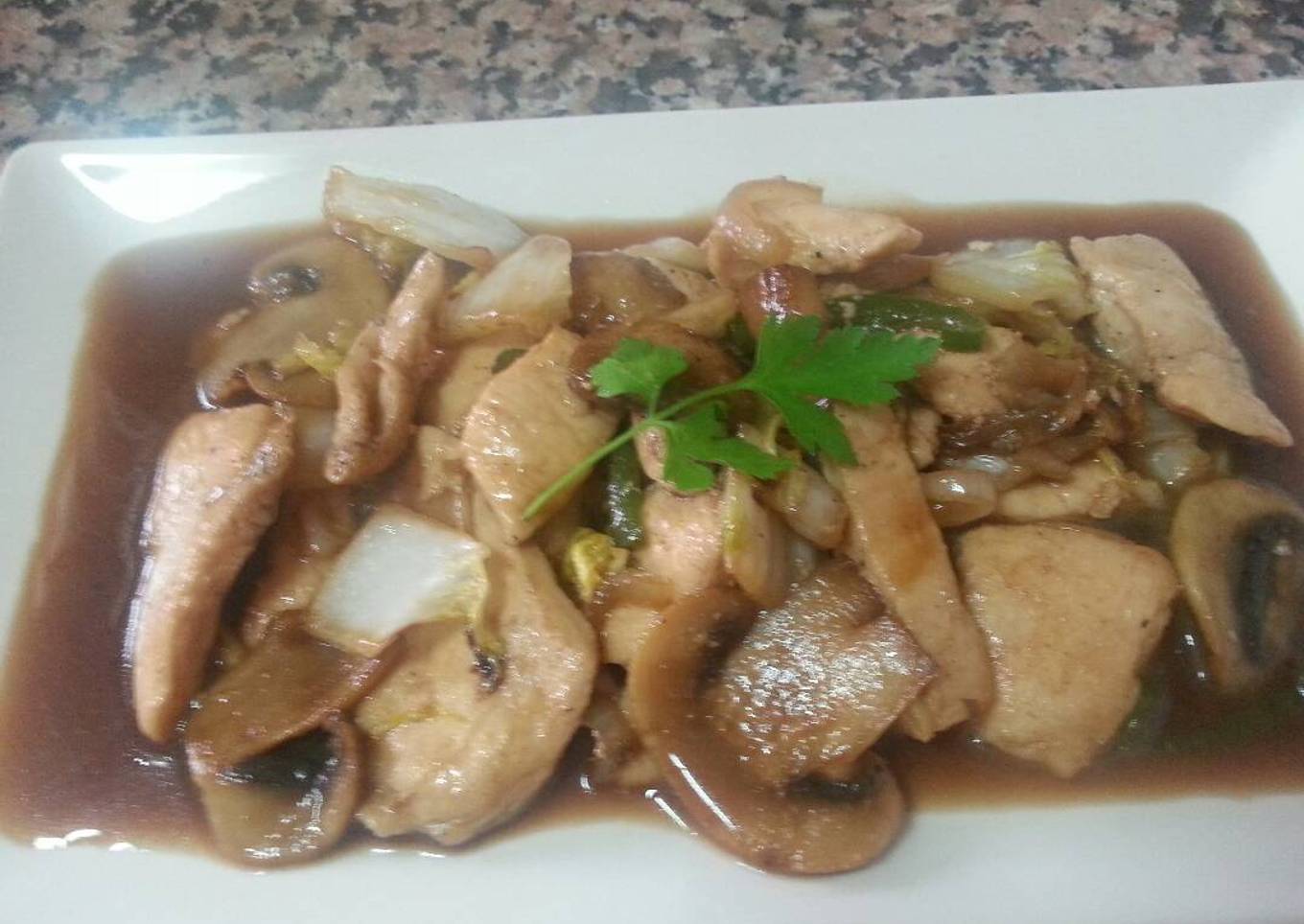 Pollo teriyaki