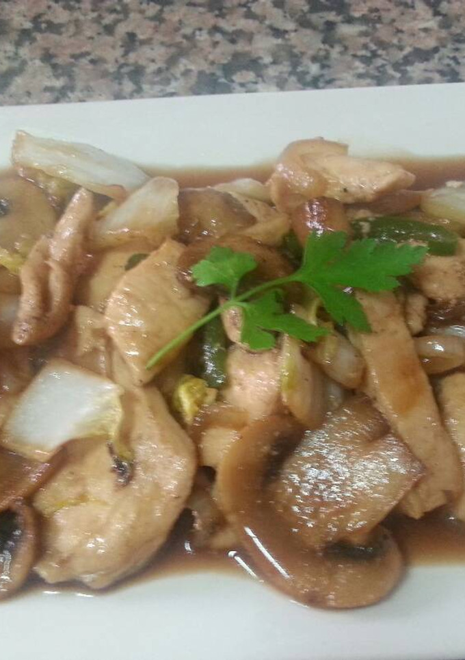Una foto de Pollo teriyaki