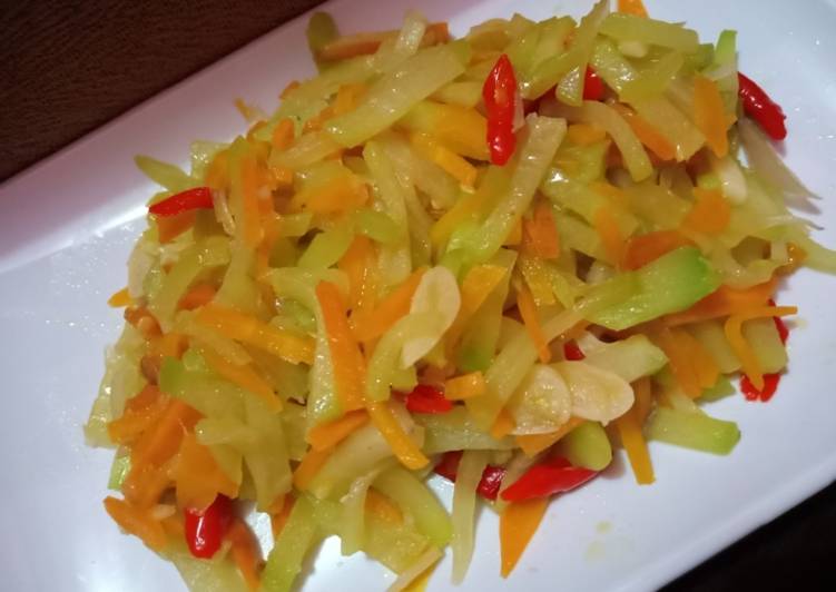 Cara Gampang mengolah Sayur Labu Wortel Anti Gagal