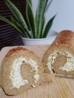 Foto resep Roll Cake Keju (Gluten Free)