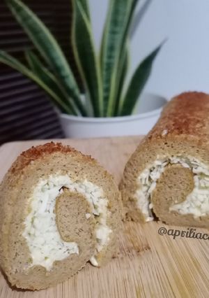 Foto resep Roll Cake Keju (Gluten Free)