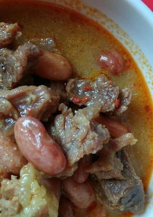 Foto resep Gulai daging sapi kacang merah