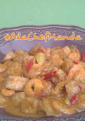Foto resep Tahu Udang Saus Padang