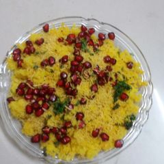A picture of Leftover besan dhokla sev khamani.