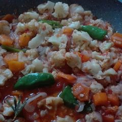A picture of My cooked cauliflower.