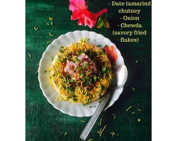 Fresh, Serving Recipe Upma Chaat where South meets North Delicious and Healthy