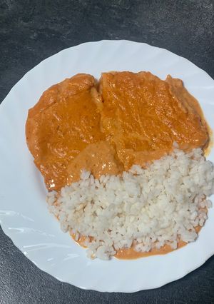 Una foto de Jamón cocido en salsa
