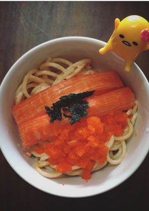 รูปของ สปาเก็ตตี้ปูอัดไข่กุ้ง
