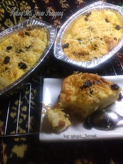 Foto resep Puding roti tawar panggang🍞
