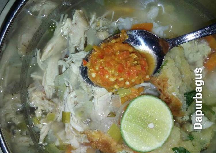 Langkah Mudah Menyiapkan 🐔Soto banjar seger Dari dapurbagus🐓 Anti Gagal