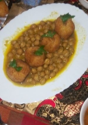 صورة لوصفة طاجين الخوخ