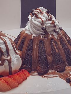 صورة لوصفة مولتن كيك 🧁🍓