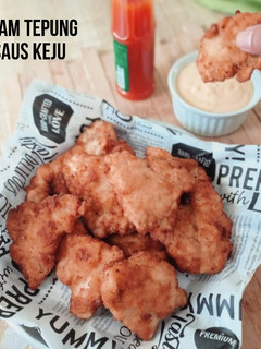 Foto resep Ayam Tepung Saus Keju