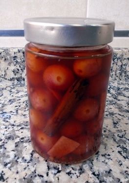 Una foto de Uvas encurtidas