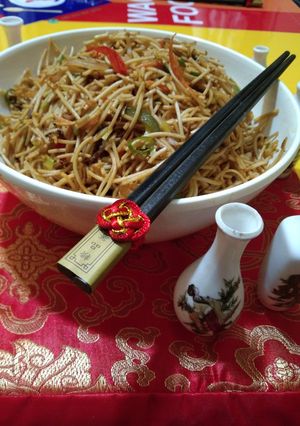 A picture of Vegetable Chow Mein.