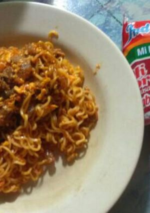 Foto resep Indomie goreng rica rica ala aku