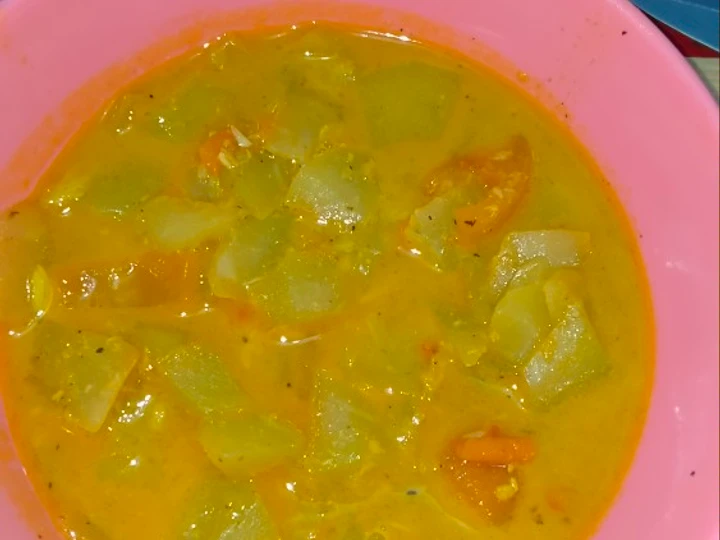 Easy Steps to Prepare Recipes Lodeh labu siam simple the Can Spoil the Tongue Can Pamper Your Tongue.