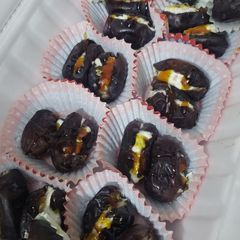 Stuffed date/ nutty creamy date A picture of Stuffed date/ nutty creamy date.