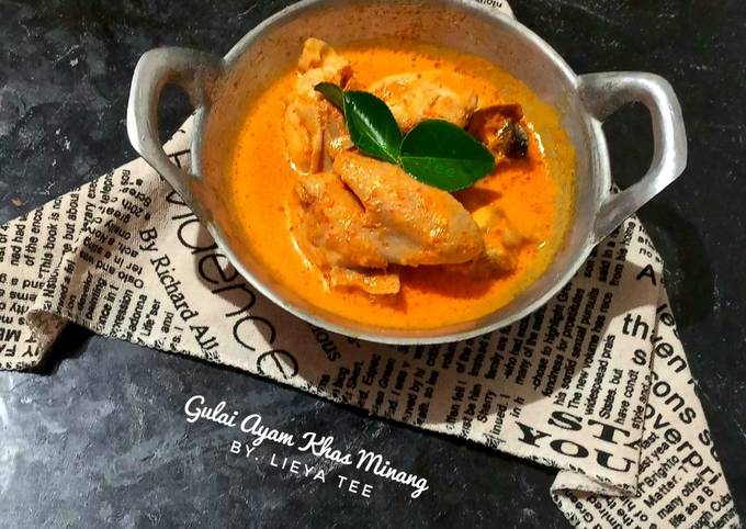 Langkah Mudah untuk mengolah Gulai Ayam Khas Minang Anti Gagal