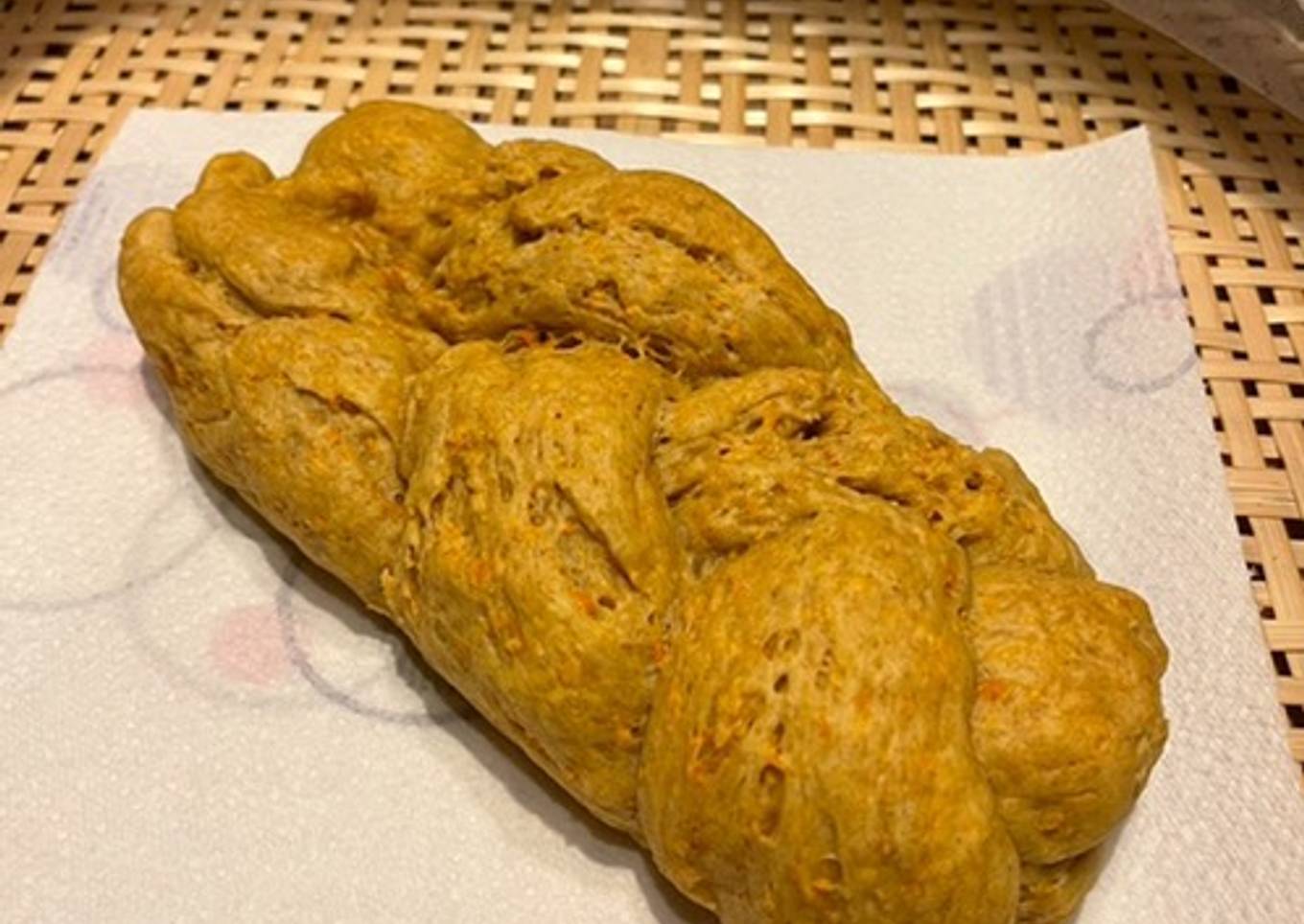 Brioche nattée à la patate douce