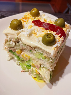 Una foto de Pastel frío de atún