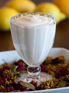 Una foto de Mousse de limón