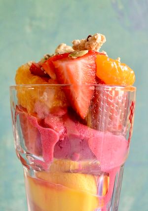 A picture of Breakfast Knickerbocker Glory.