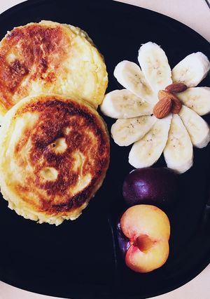 Фото Оладьи с бананом 🍌.