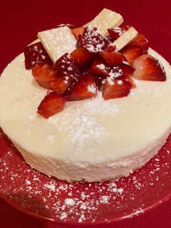 Una foto de Tarta mousse de chocolate blanco