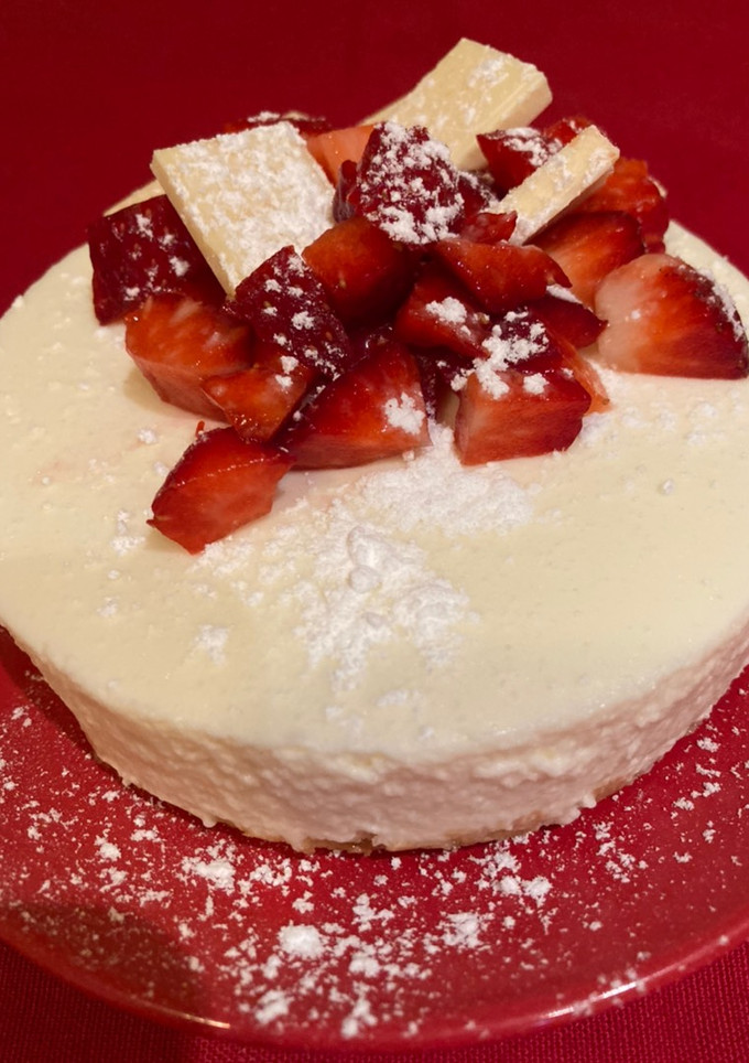 Una foto de Tarta mousse de chocolate blanco