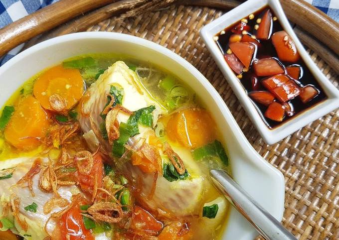 Recipe: Tasty Sop ikan nila wortel sambal kecap