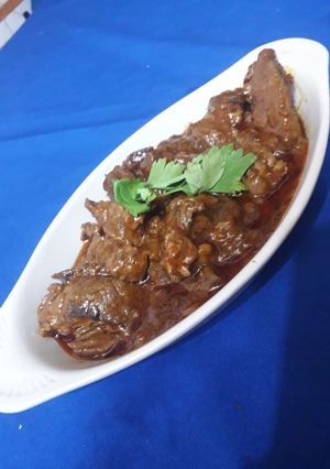 Una foto de Carne a la cacerola con arroz