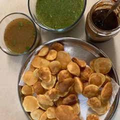 Pani Puri (UP Wala Golgappa) A picture of Pani Puri (UP Wala Golgappa).