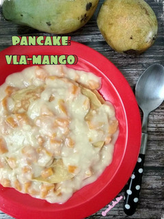 Foto resep Pancake Vla-mango
