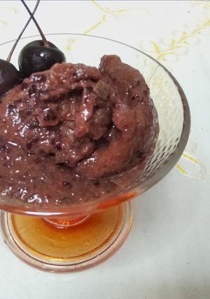 Φωτογραφία της συνταγής Υγιεινό παγωτό 🍌🍒🍫