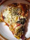Pizza con masa de zucchini