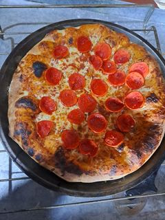 Una foto de Pizza