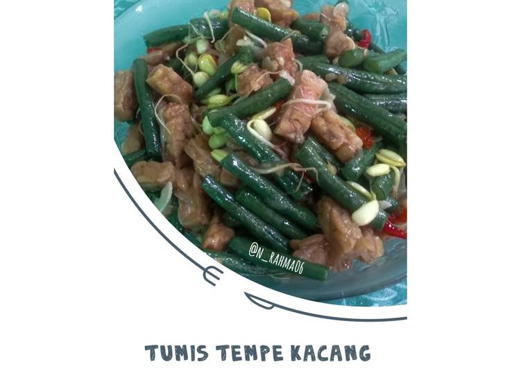 Tumis Tempe Kacang Panjang