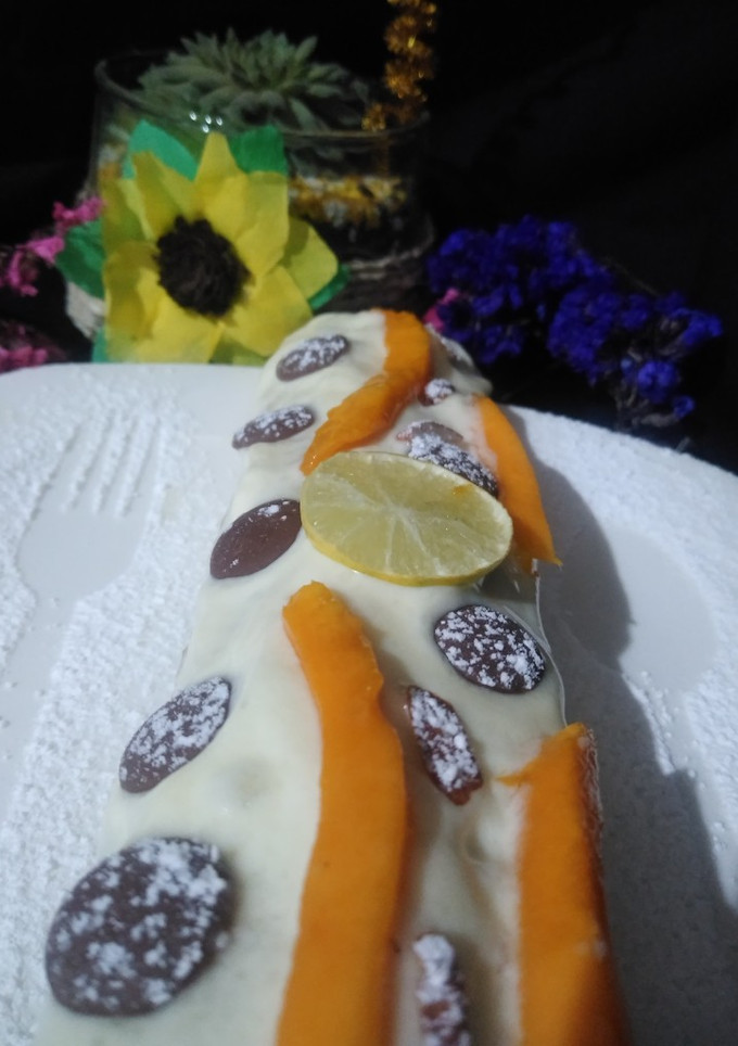 Una foto de Jerry roll de crema de limón