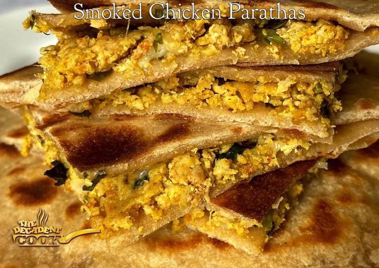 Smoked Chicken Parathas