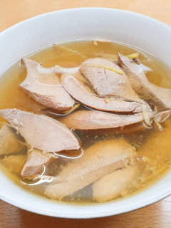 薑絲豬肝湯 的食譜成品照片