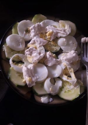 A picture of Cucumber salad.