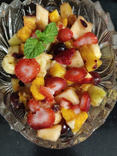 A picture of Mixed Fruit Chaat 😋.