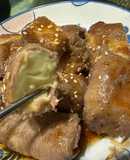 梅花肉卷雞蛋豆腐