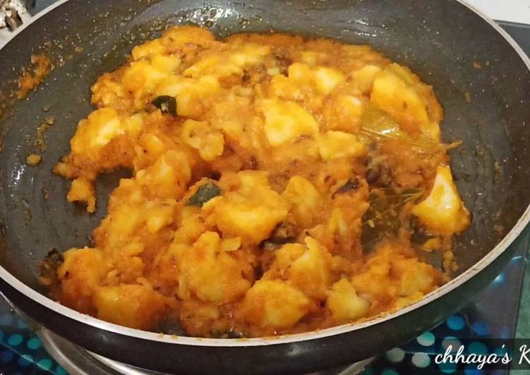 Without Onion &amp; Garlic Tasty Potato Curry